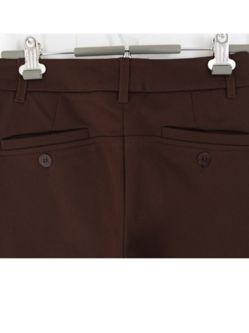 Luisa Spagnoli ONDINA dark-brown ankle grazer pants - Picture 5 of 14